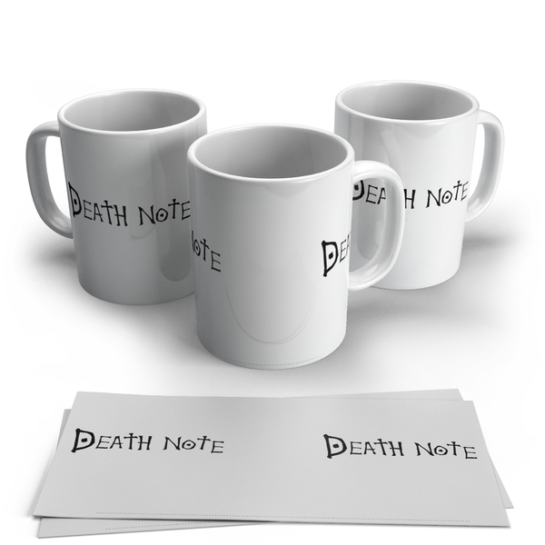 Caneca De Porcelana Death Note Logo Full
