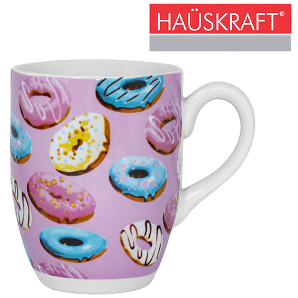 Caneca De Porcelana Donuts Hauskraft 350ml