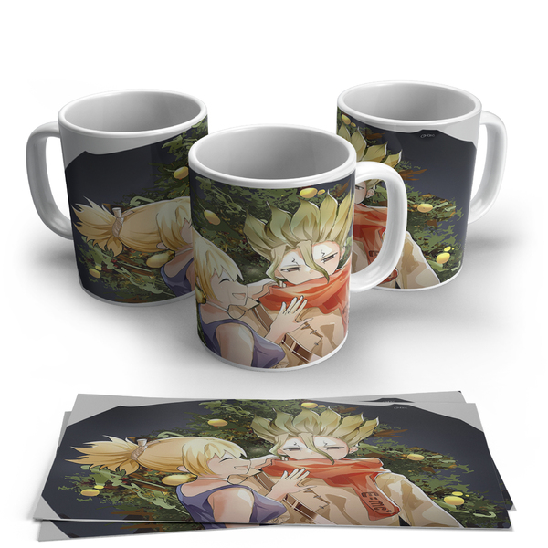 Caneca De Porcelana Dr Stone Modelo 15
