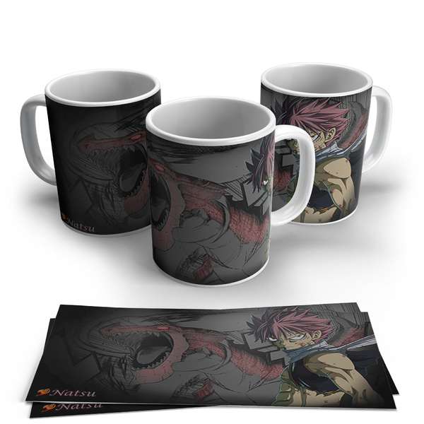 Caneca De Porcelana Fairy Tail Modelo 04