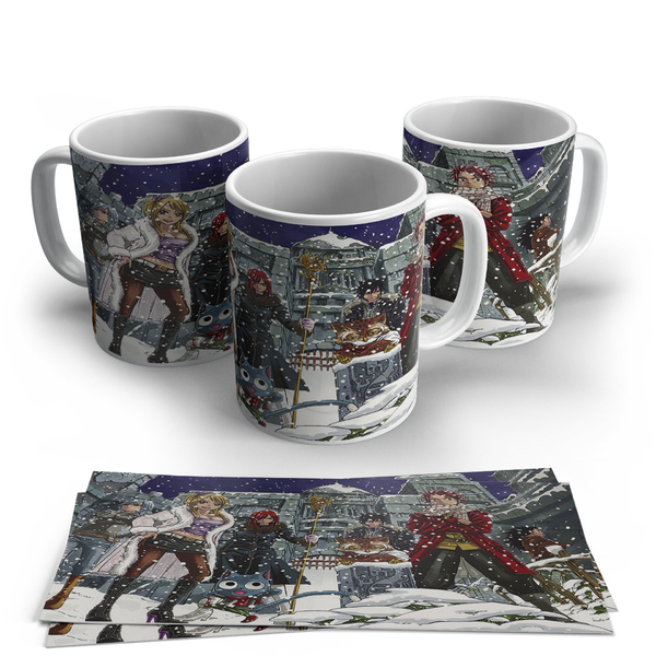 Caneca De Porcelana Fairy Tail Modelo 32