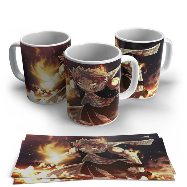 Caneca De Porcelana Fairy Tail Modelo 34