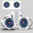 Caneca De Porcelana Fbi 01