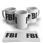 Caneca De Porcelana Fbi 02