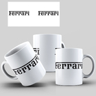 Caneca De Porcelana Ferrari Black