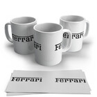 Caneca De Porcelana Ferrari Black