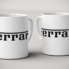 Caneca De Porcelana Ferrari Black