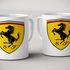 Caneca De Porcelana Ferrari Emblema
