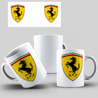 Caneca De Porcelana Ferrari Emblema