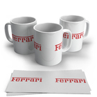 Caneca De Porcelana Ferrari Red