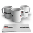 Caneca De Porcelana Grey's Anatomy Logo