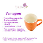 Caneca De Porcelana Ipanema Lyor Multicor