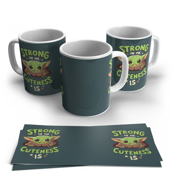 Caneca De Porcelana Mandalorian 07