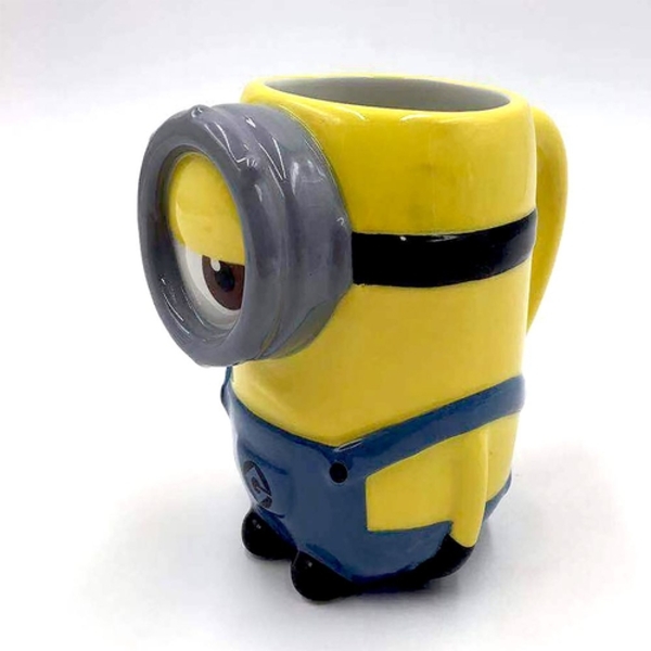 Caneca De Porcelana Minions Stuart 400ml