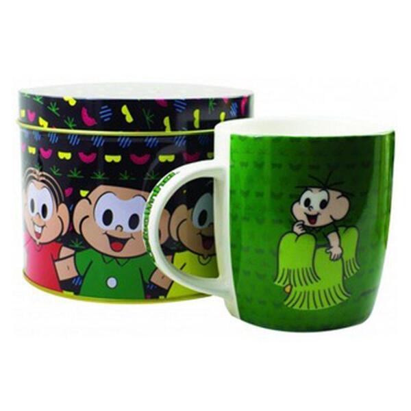 Caneca De Porcelana Na Lata Cebolinha