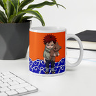 Caneca De Porcelana Naruto Gaara Criança Personagens
