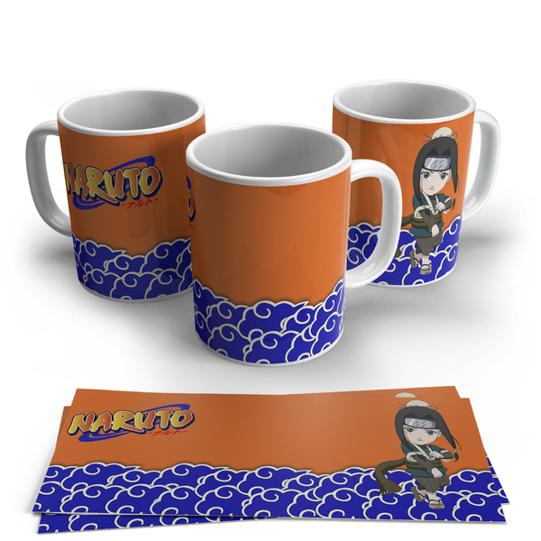 Caneca De Porcelana Naruto Haku Personagens