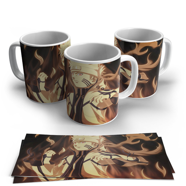 Caneca De Porcelana Naruto Raposa Sete Caudas