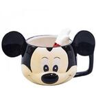Caneca De Porcelana Rosto Mickey