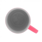 Caneca De Porcelana Soft Touch Rosa 330ml