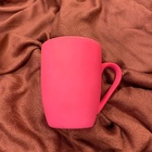 Caneca De Porcelana Soft Touch Rosa 330ml