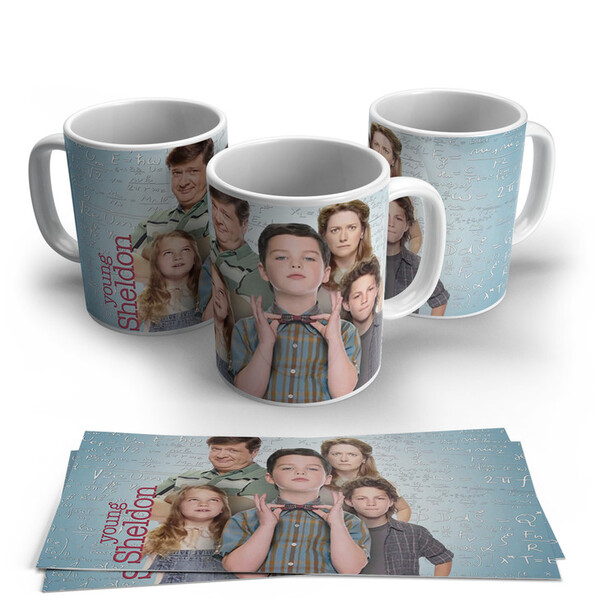 Caneca De Porcelana Young Sheldon 03