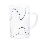 Caneca De Vidro Borossilicato Resistente Ao Calor Bug 125ml -