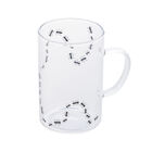 Caneca De Vidro Borossilicato Resistente Ao Calor Bug 125ml -
