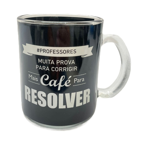 Caneca De Vidro Profissão 380ml - Professores