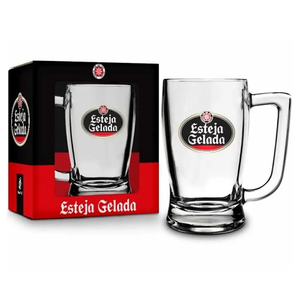 Caneca De Vidro Taberna Esteja Gelada 340ml Brasfoot | Leroy Merlin