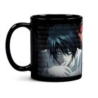 Caneca Death Note Personagens Toda Preta