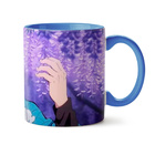 Caneca Demon Slayer Tanjiro Flores - Interior E Alça Azul Cla