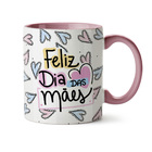 Caneca Dia Das Mães Em Casa A Gente Conversa Interior E Alça