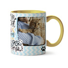 Caneca Dia Das Mães Mãe De Gato Com Foto Interior E Alça Amar