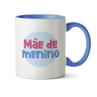 Caneca Dia Das Mães Mãe De Menino Recém Nascido - Interior E