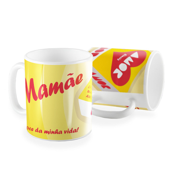 Caneca Dia Das Maes Mamae Doce Amor