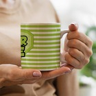 Caneca Dia Das Maes Minha Super Mae Verde