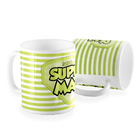 Caneca Dia Das Maes Minha Super Mae Verde