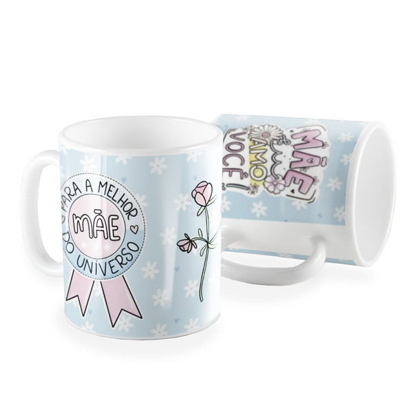 Caneca Dia Das Mães Eu Amo Voce