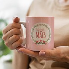 Caneca Dia Das Mães Rose