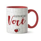 Caneca Dia Dos Namorados Metade De Mim É Amor