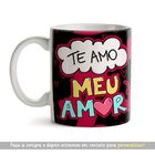 Caneca Dia Dos Namorados Te Amo Meu Amor Com Foto