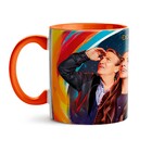 Caneca Doctor Who Personagens Pintura - Interior E Alça Laran