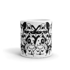 Caneca Dogs Preto E Branco