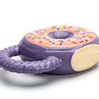 Caneca Donuts Rosquinha Roxa Decorada Cerâmica 3d 400 Ml