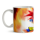 Caneca Dragon Ball Z Goku Logo 04 - Interior E Alça Branca