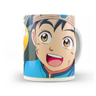 Caneca Dragon Quest Dai E Gome-chan - Interior E Alça Branca