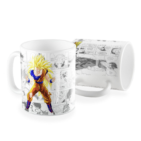 Caneca Dragonball Z Goku Super Saiajin 3