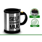 Caneca Elétrica Shake Inox 350ml Mixer Misturador Café, Canec