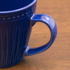 Caneca Em Cerâmica Azul 300ml Corona Relieve